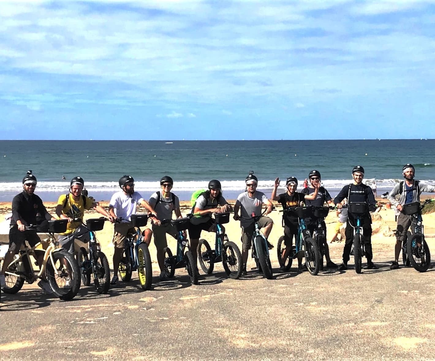 balade insolite pour un enterrement de vie de jeune fille EVJF ou de garçon EVG en baie de quiberon, erdeven...