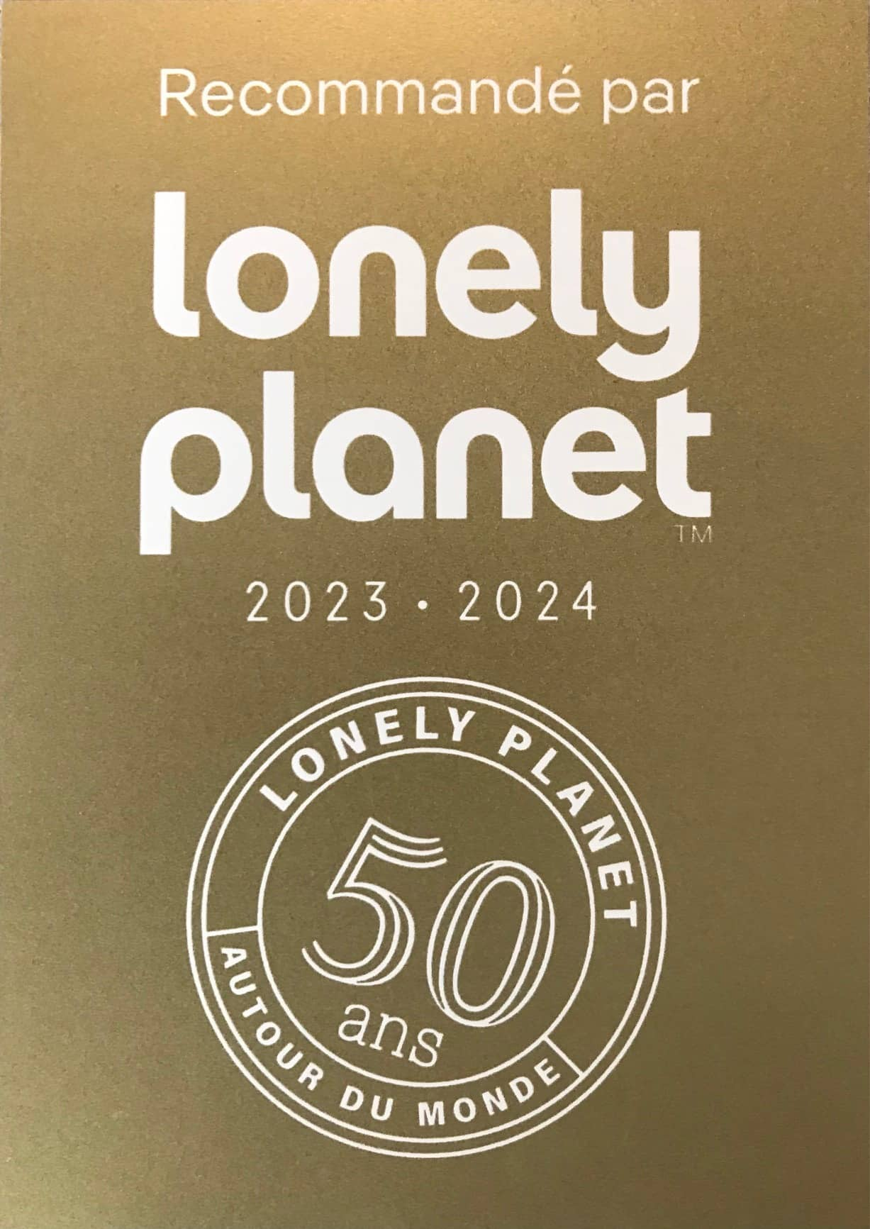 recommandé par lonely planet